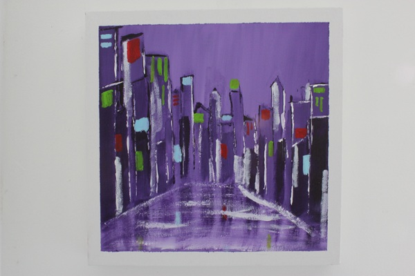abstract cityscape